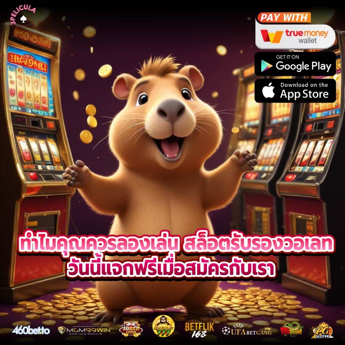 ทำไมคุณควรลองเล่น สล็อตรับรองวอเลท วันนี้แจกฟรีเมื่อสมัครกับเรา